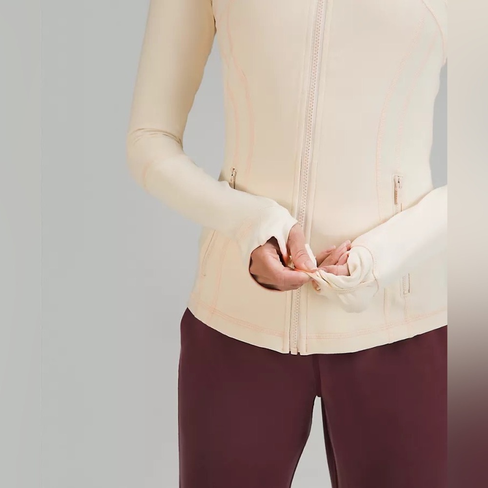 NWT Lululemon Define Jacket Nulu In White Opal/Bone - Picture 5 of 7